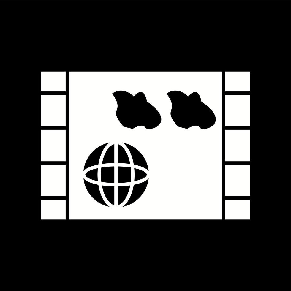Unique News Backdrop Vector Glyph Icon