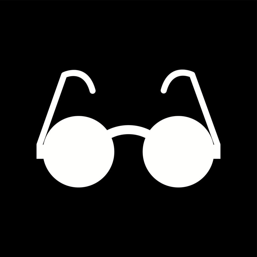 Unique Sunglasses Vector Glyph Icon