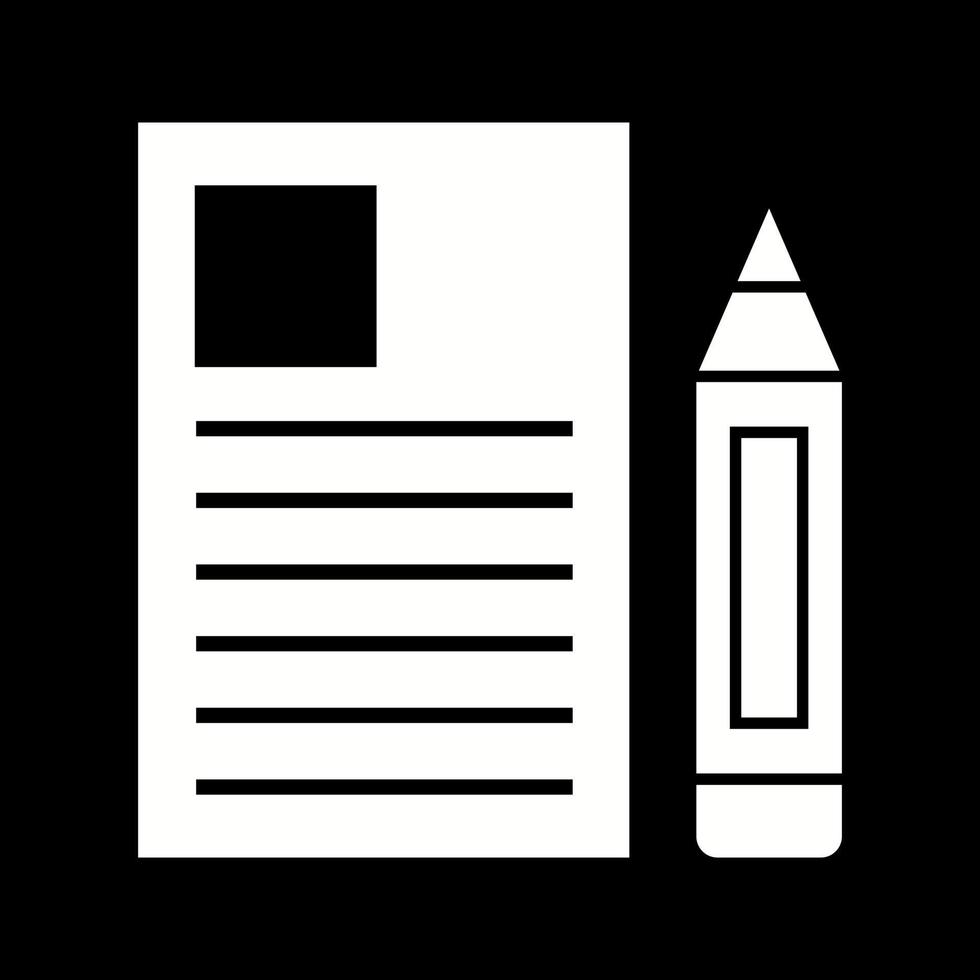 Beautiful Report Glyph Vector Icon