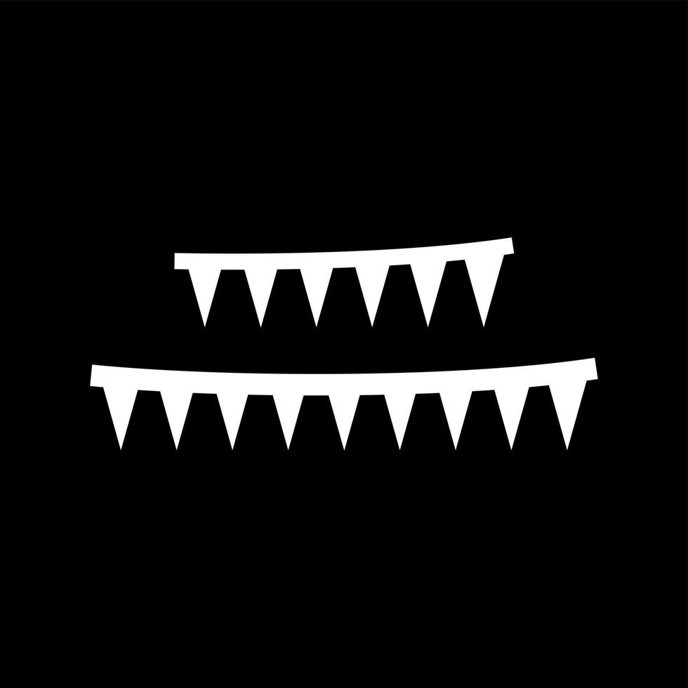 Unique Celebrations Flag Vector Glyph Icon