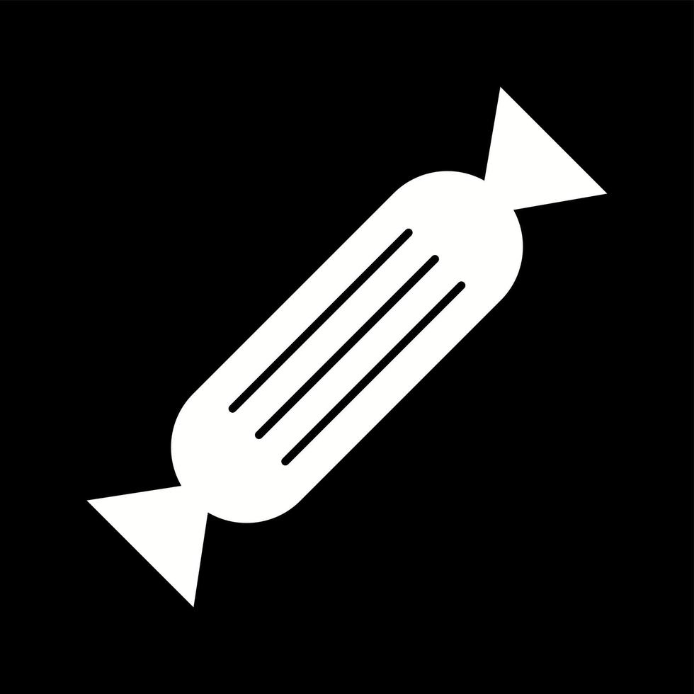 Unique Candy Vector Glyph Icon