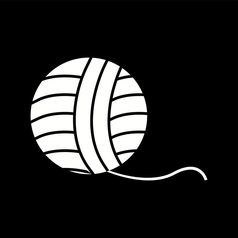 Unique Wool Vector Glyph Icon
