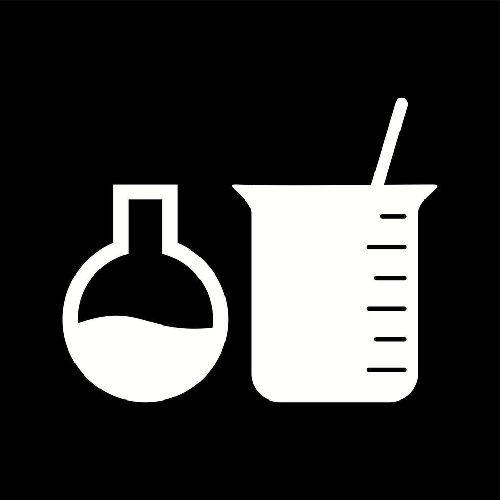 Unique Mixing Chemical I Vector Glyph Icon