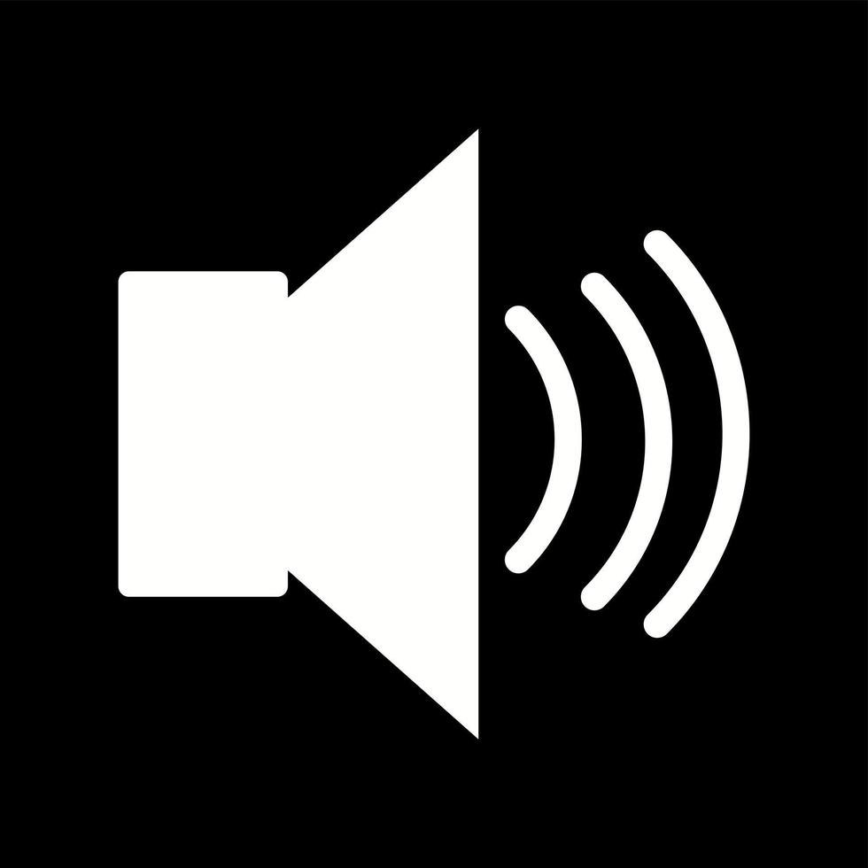 Unique Speakers Vector Glyph Icon