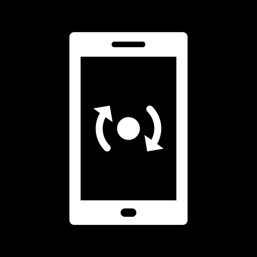 Unique Backup and Reset Vector Glyph Icon