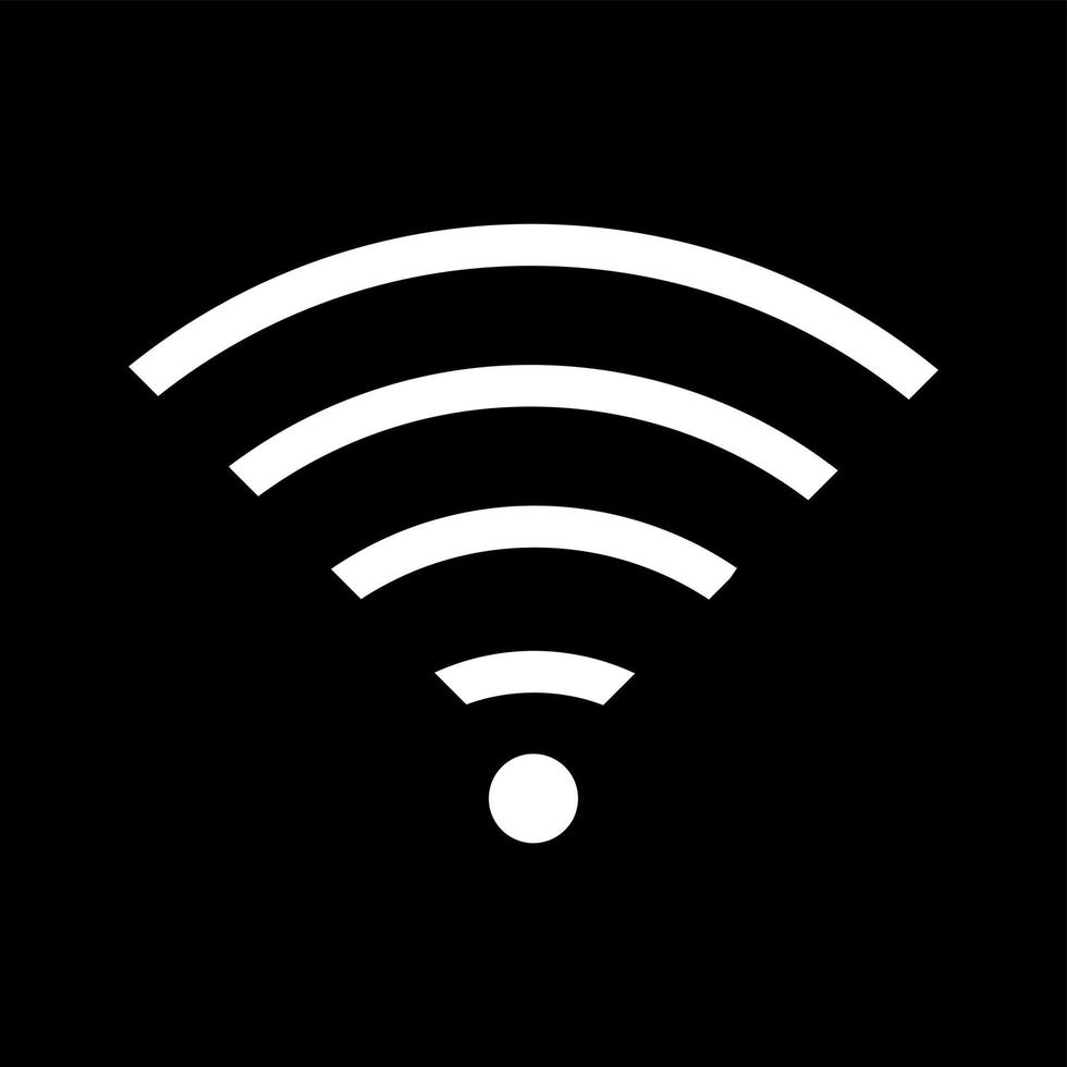 Unique Wifi Vector Line Icon