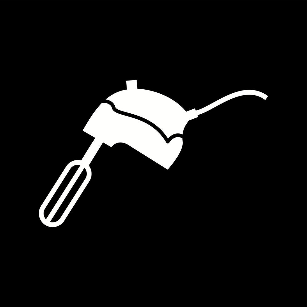 Unique Mixer Glyph Vector Icon