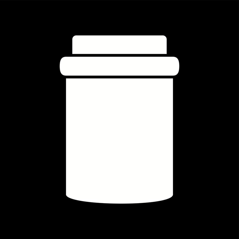 Unique Jam Bottle Vector Glyph Icon