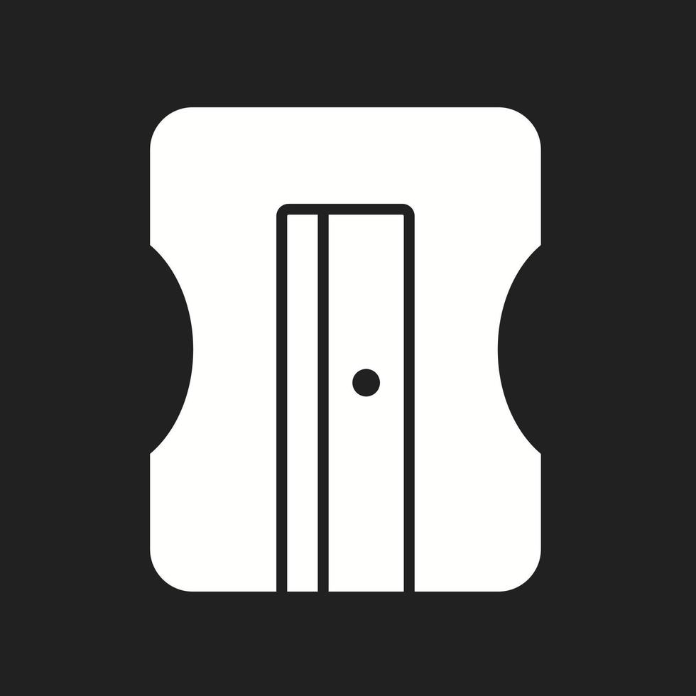 Beautiful Sharpener Vector Glyph icon