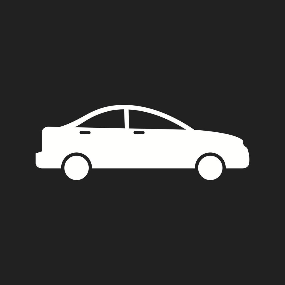 Beautiful Car Vector Glyph icon