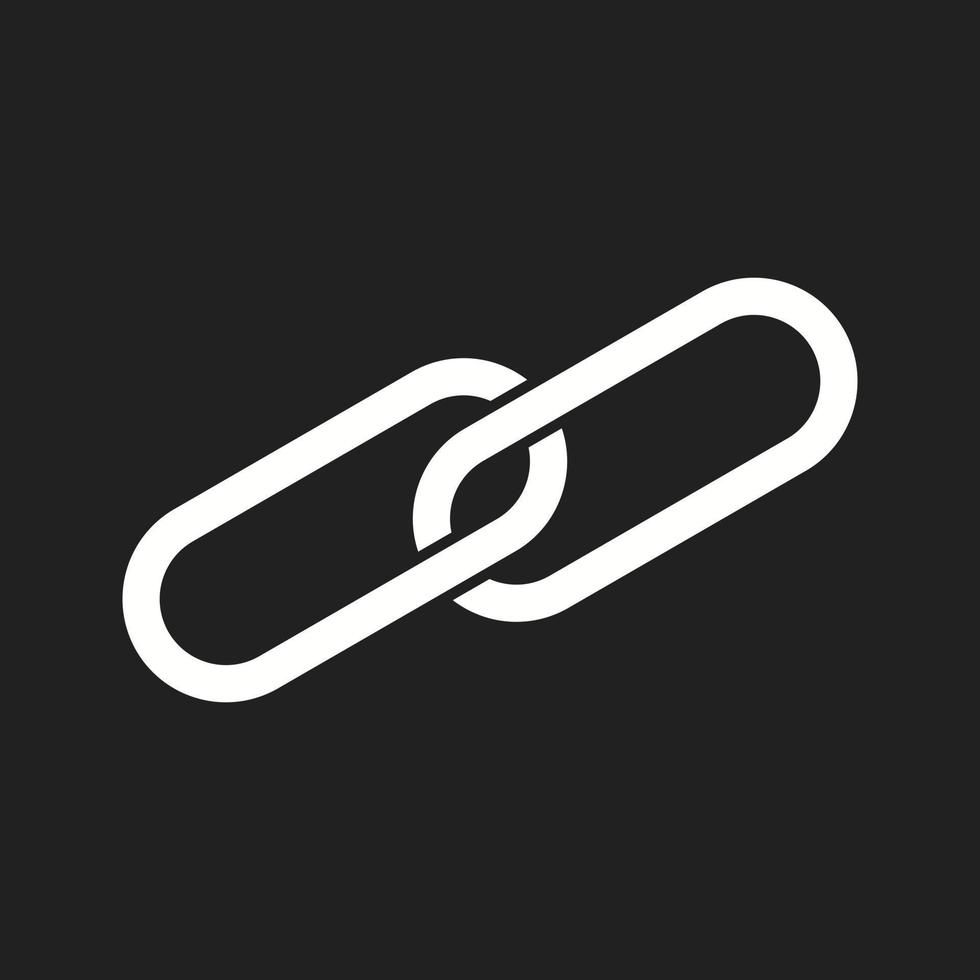 Beautiful Chain Vector Glyph icon