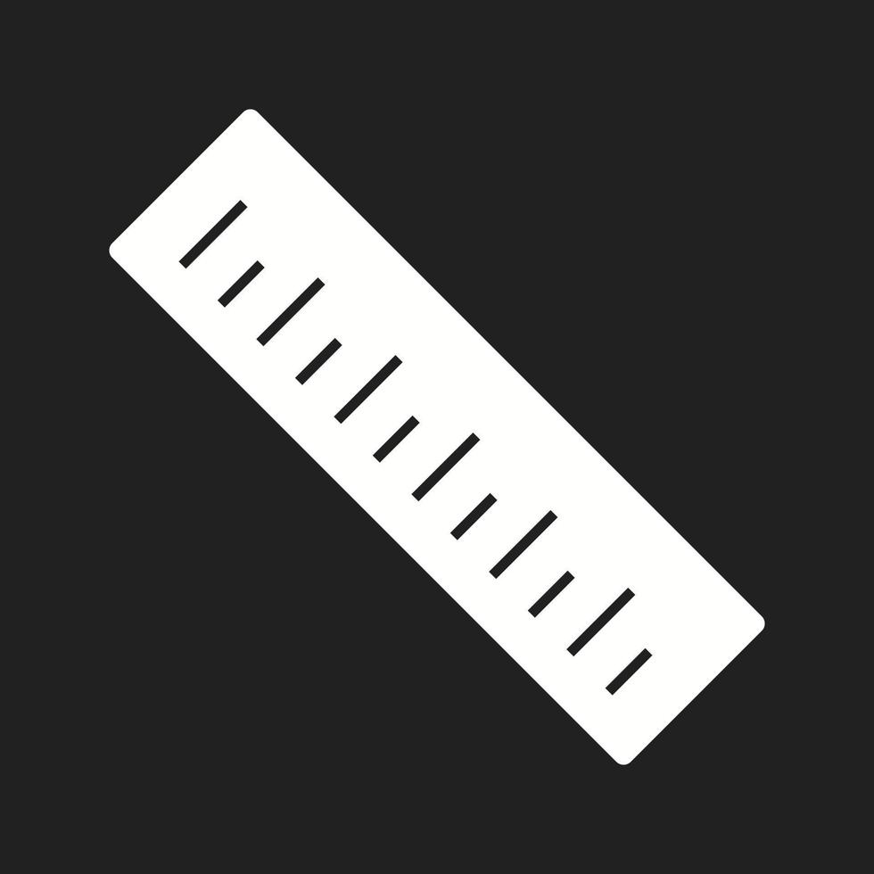 Beautiful Ruler Vector Glyph icon