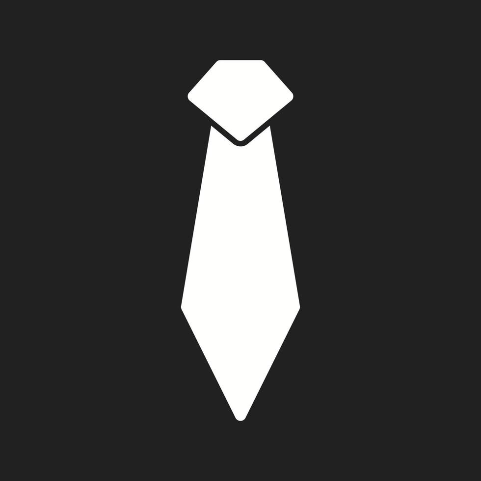 Beautiful Tie Vector Glyph icon