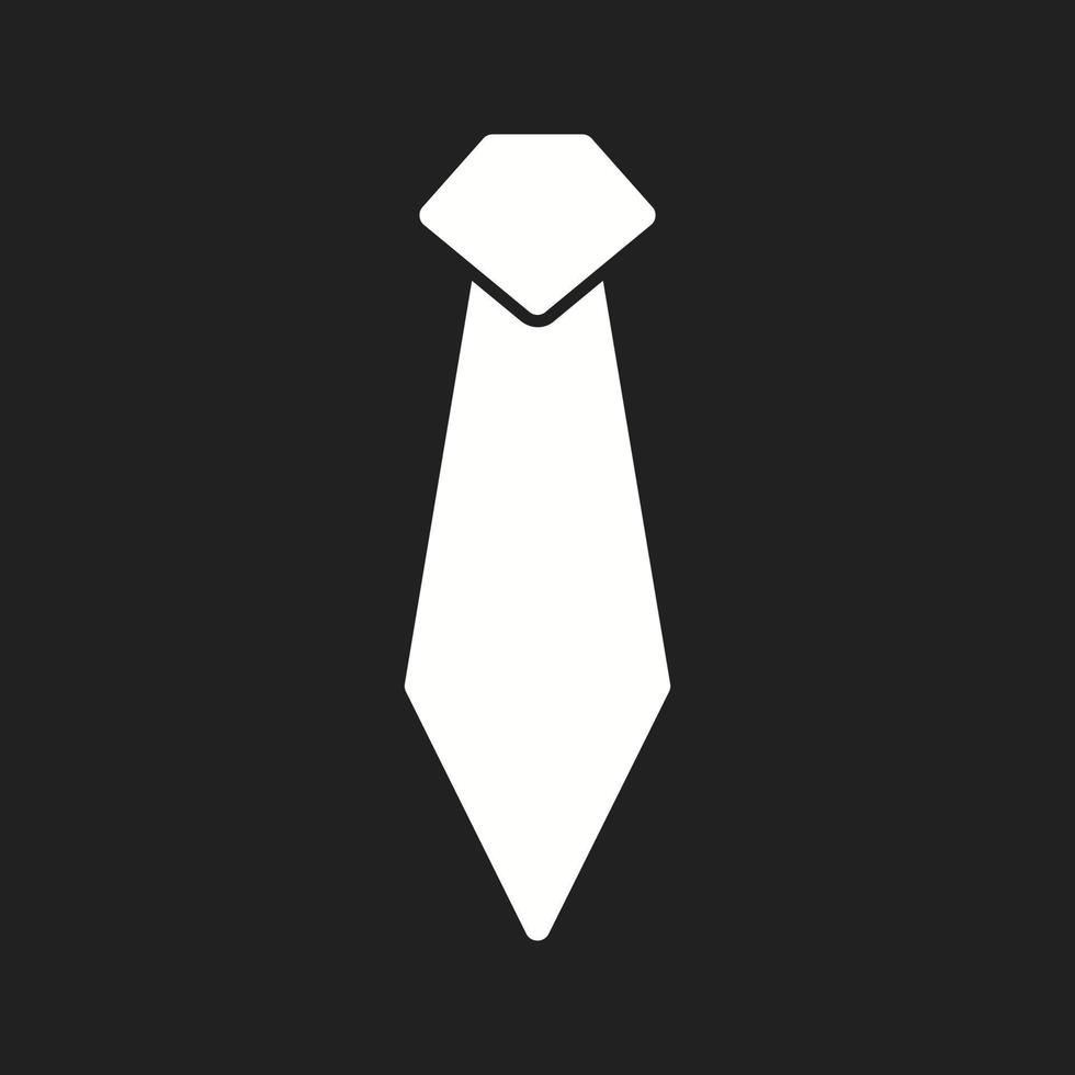 Beautiful Tie Vector Glyph icon