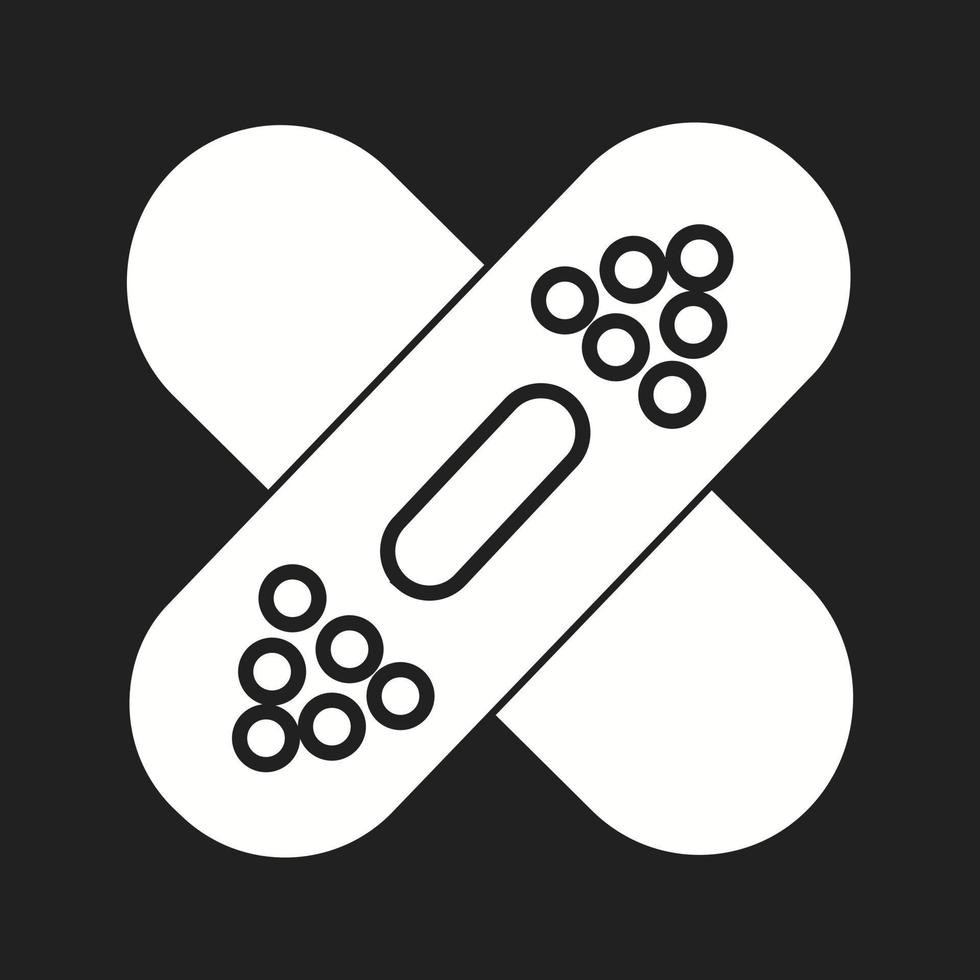 Beautiful Bandages Vector Glyph icon