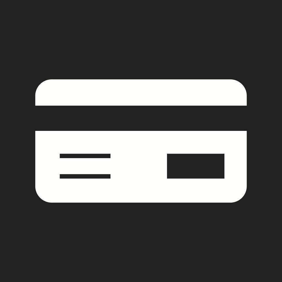 Beautiful ATM card Vector Glyph Icon
