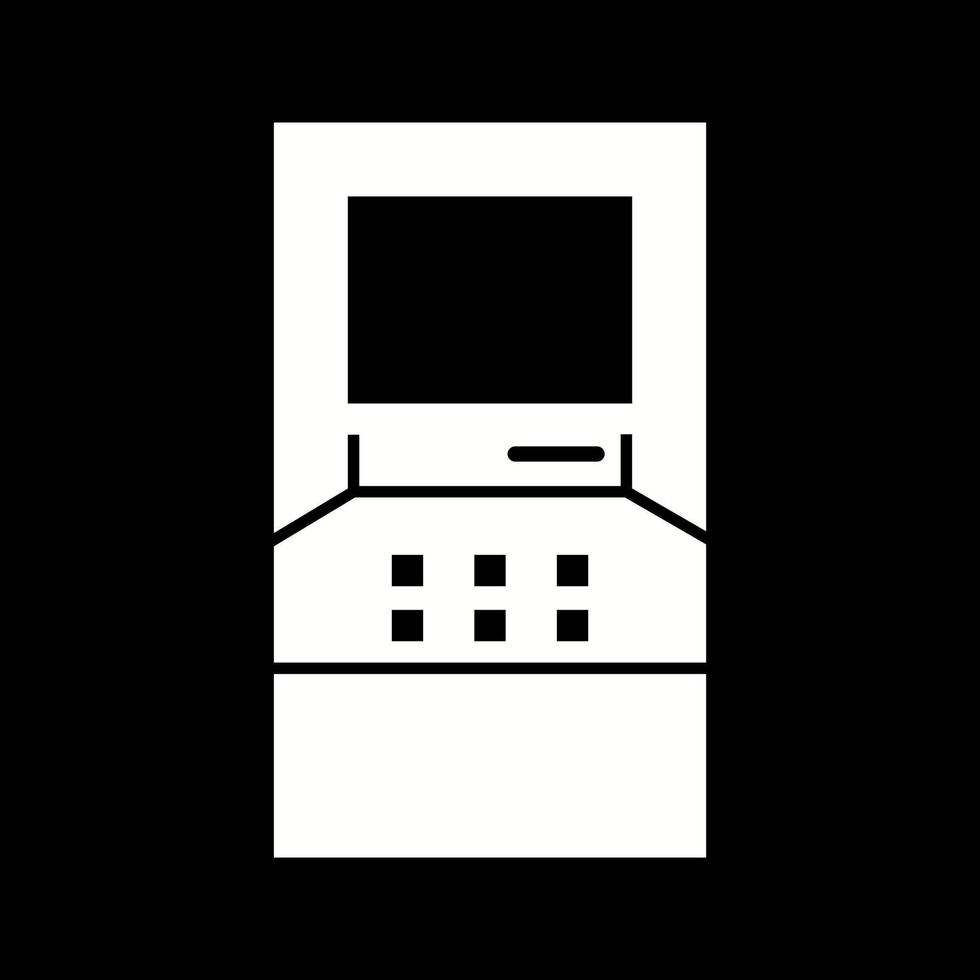 Beautiful ATM Machine Glyph Vector Icon