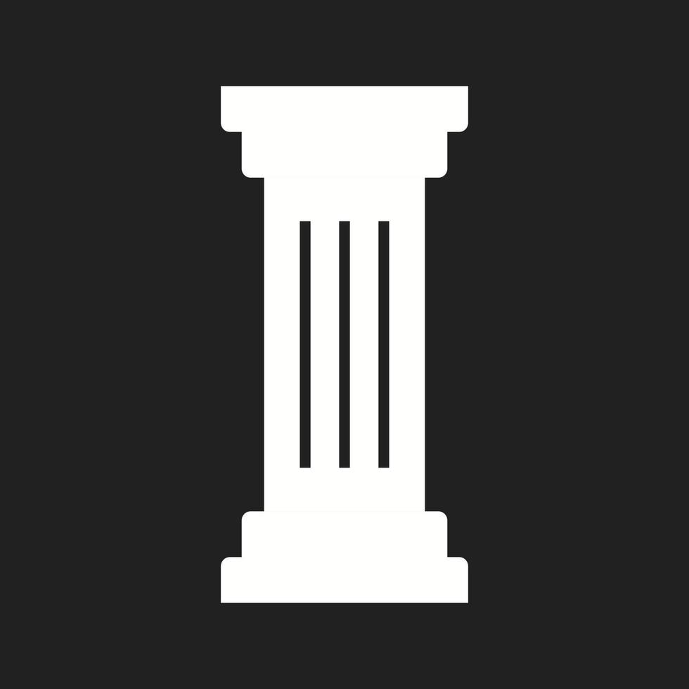Beautiful Column Vector Glyph Icon