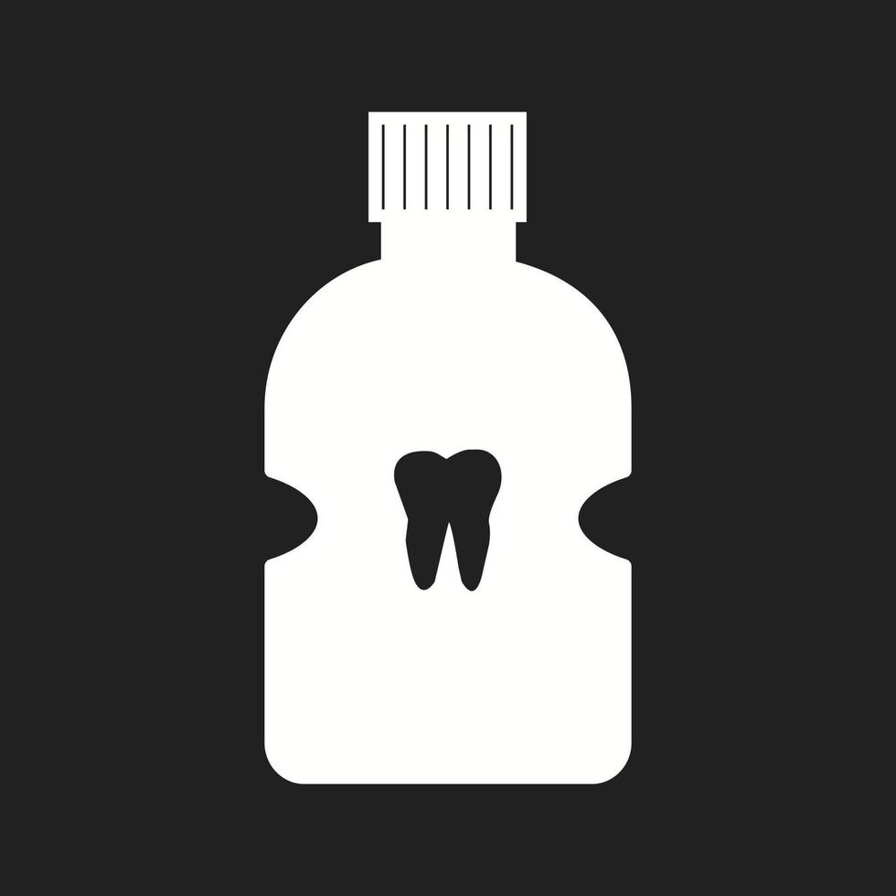 Beautiful Teeth Vector Glyph icon