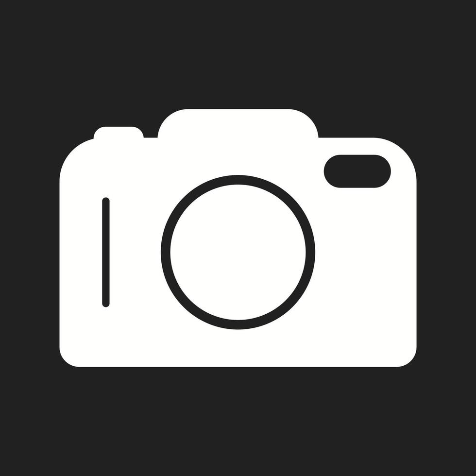 Beautiful Camera Vector Glyph icon
