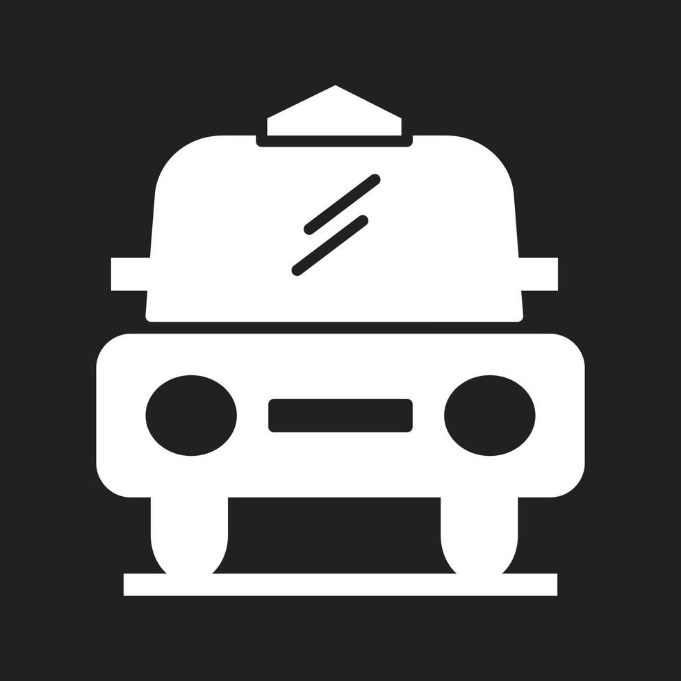 Beautiful Cab Vector Glyph Icon