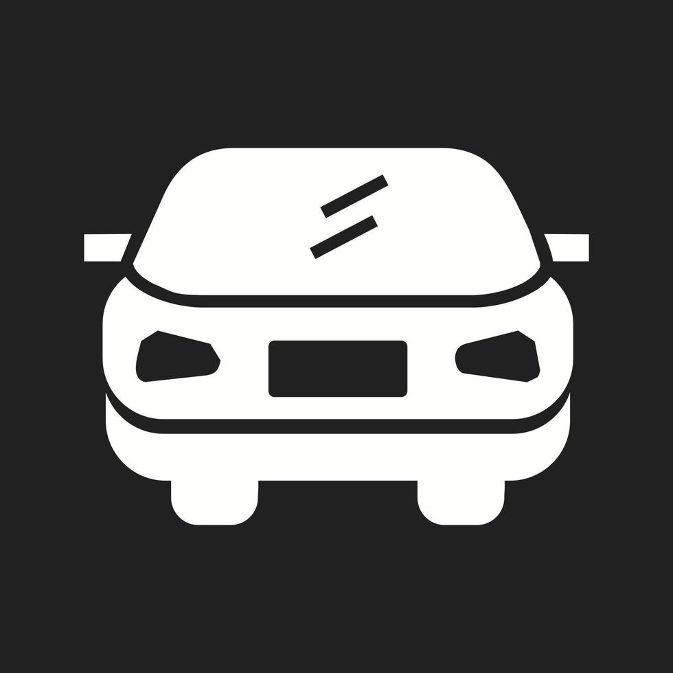 Beautiful Car Vector Glyph Icon