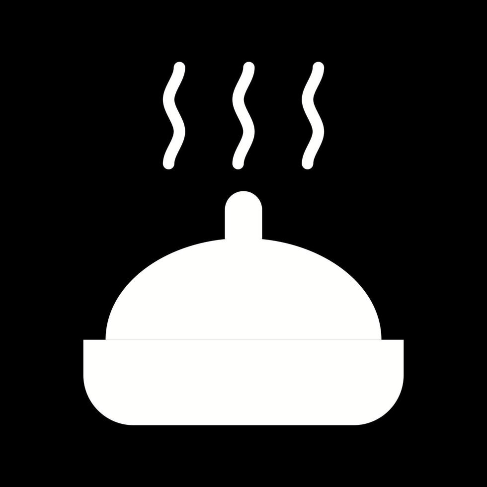 Beautiful Hot Food Glyph Vector Icon