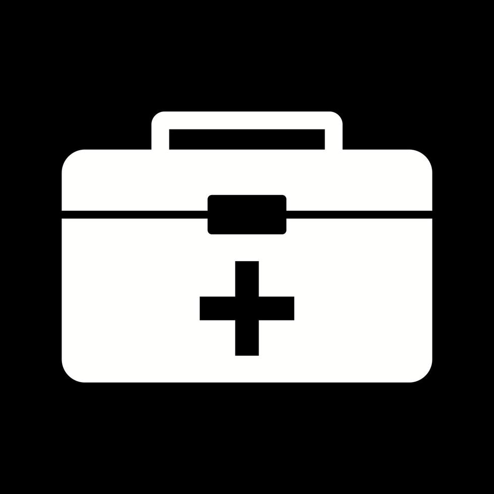 Beautiful First Aid Box Glyph Vector Icon