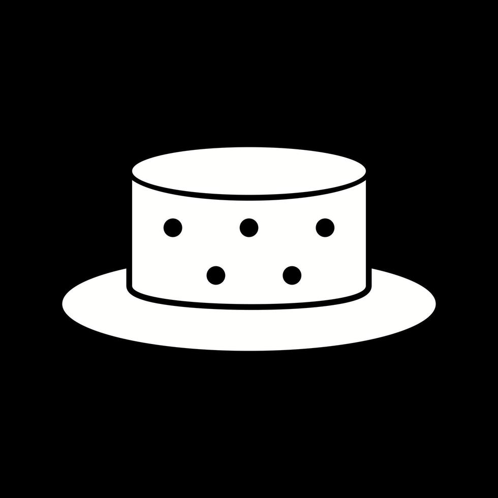 Beautiful Hat Glyph Vector Icon