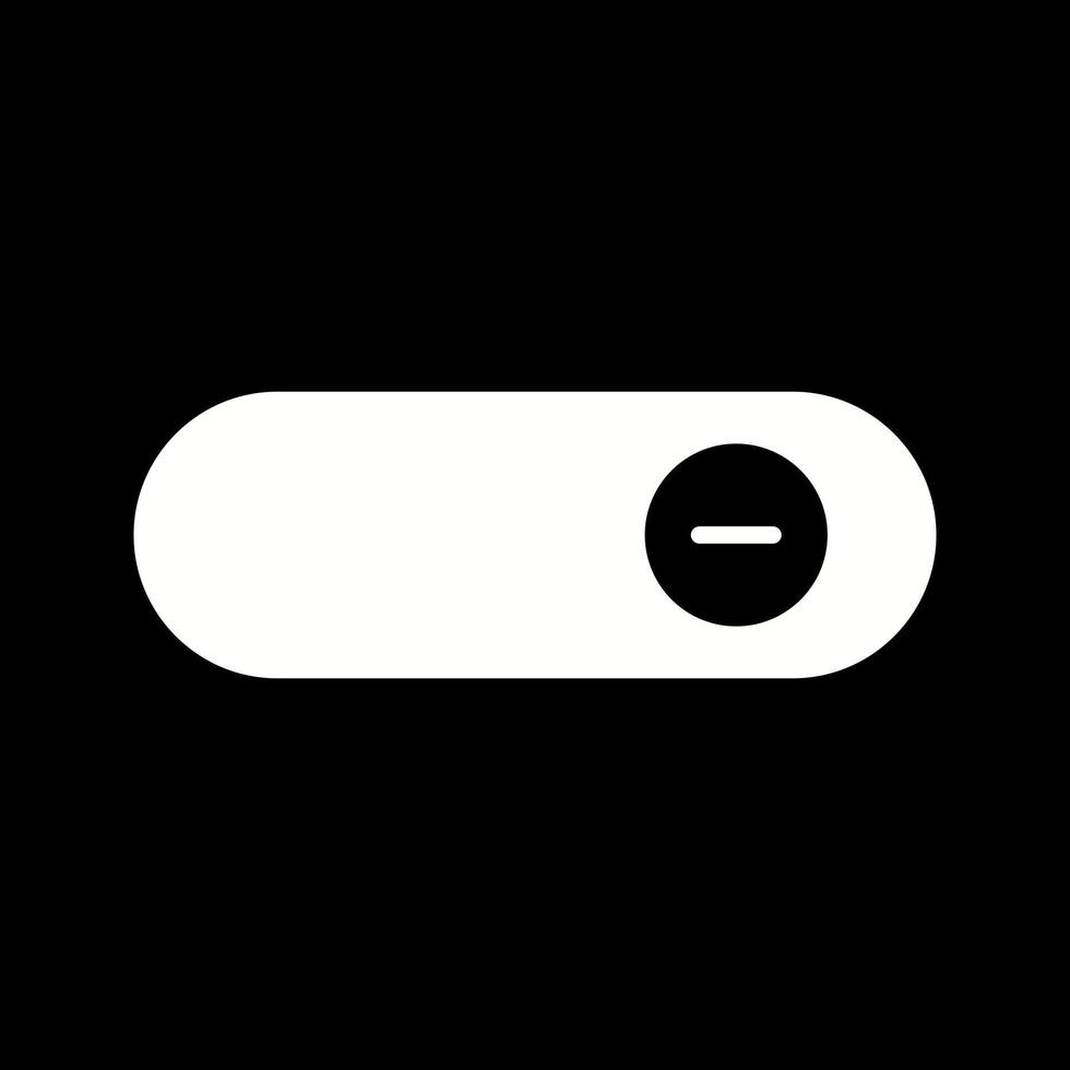 Beautiful Slide button Glyph Vector Icon