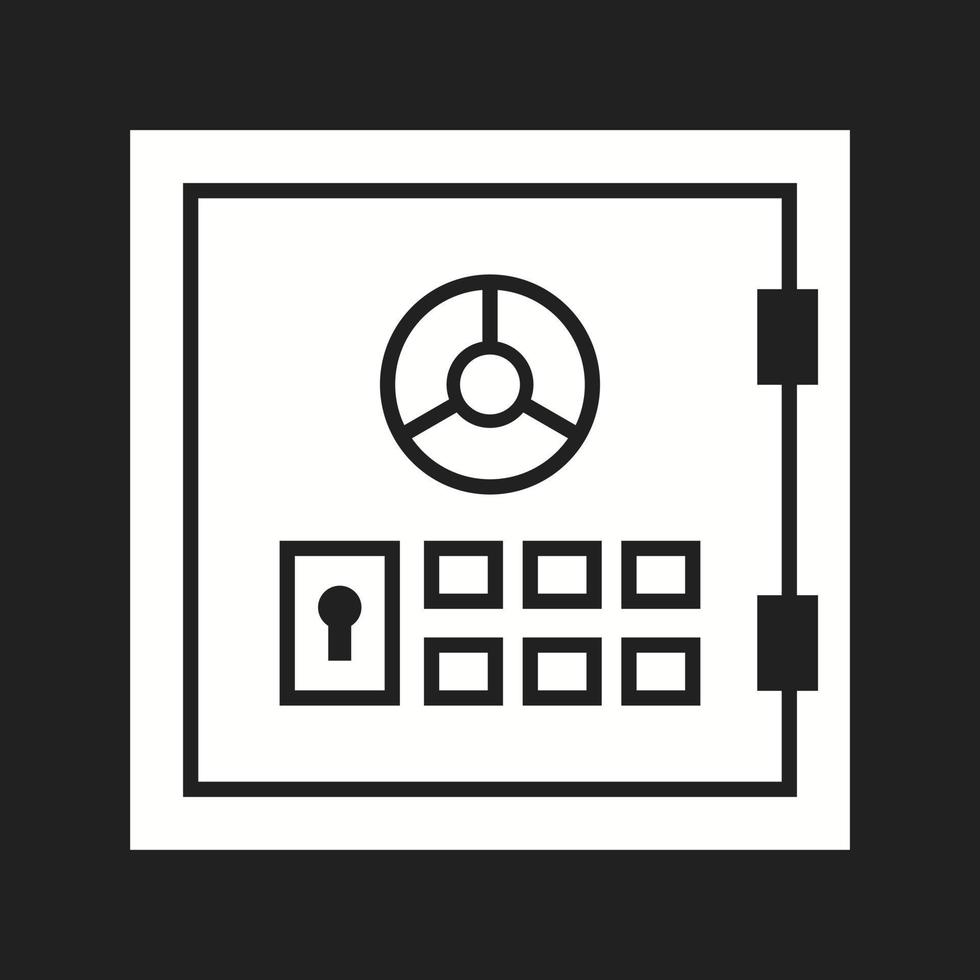 Beautiful Locker Vector Glyph Icon