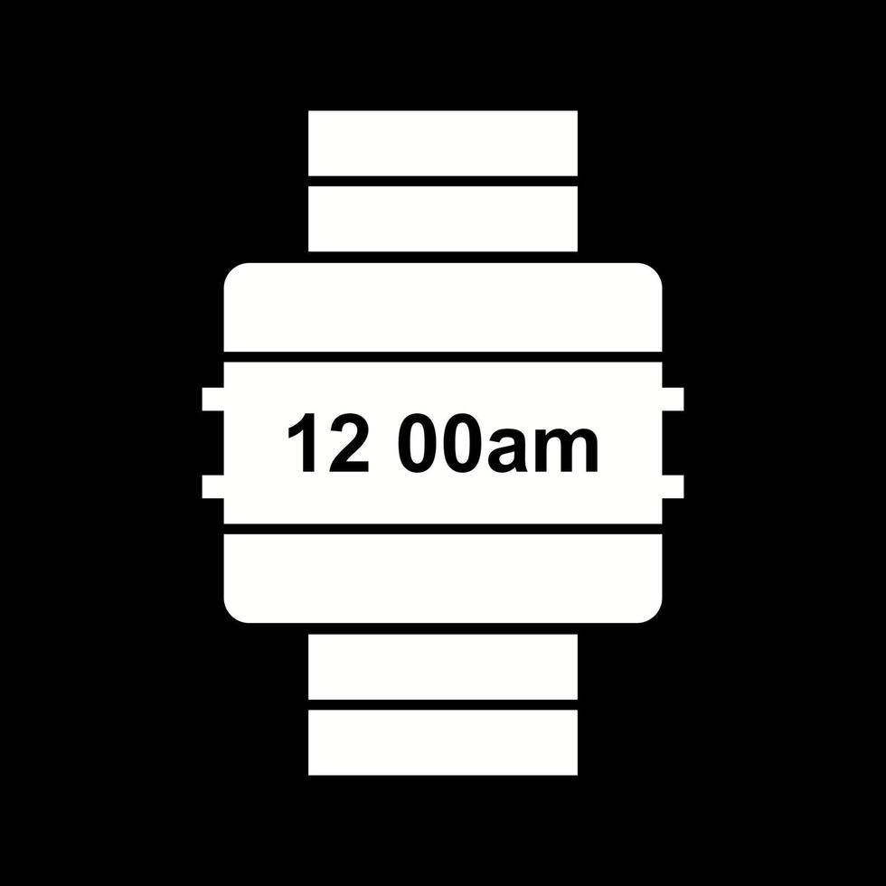 Beautiful Watch Glyph Vector Icon