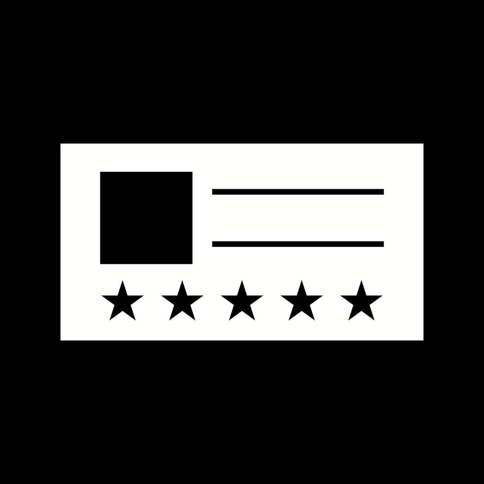 Beautiful Vip Card Glyph Vector Icon