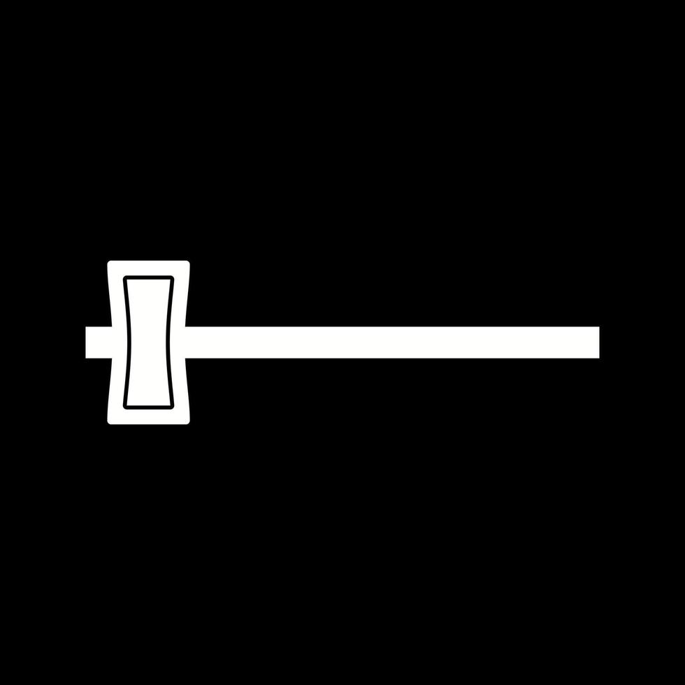 Beautiful Hammer Glyph Vector Icon