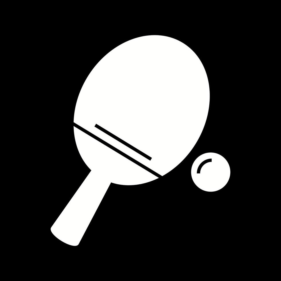 Beautiful Badminton Glyph Vector Icon