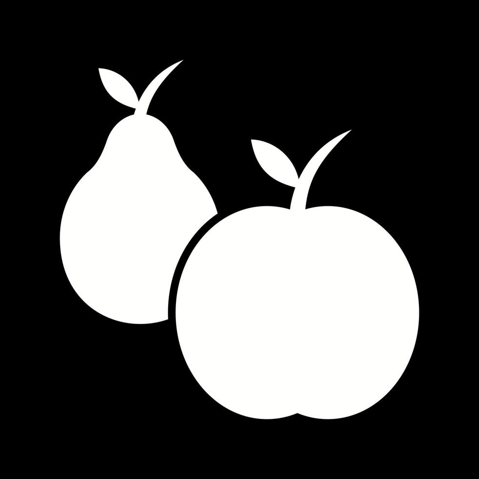 Beautiful Fruit Glyph Vector Icon