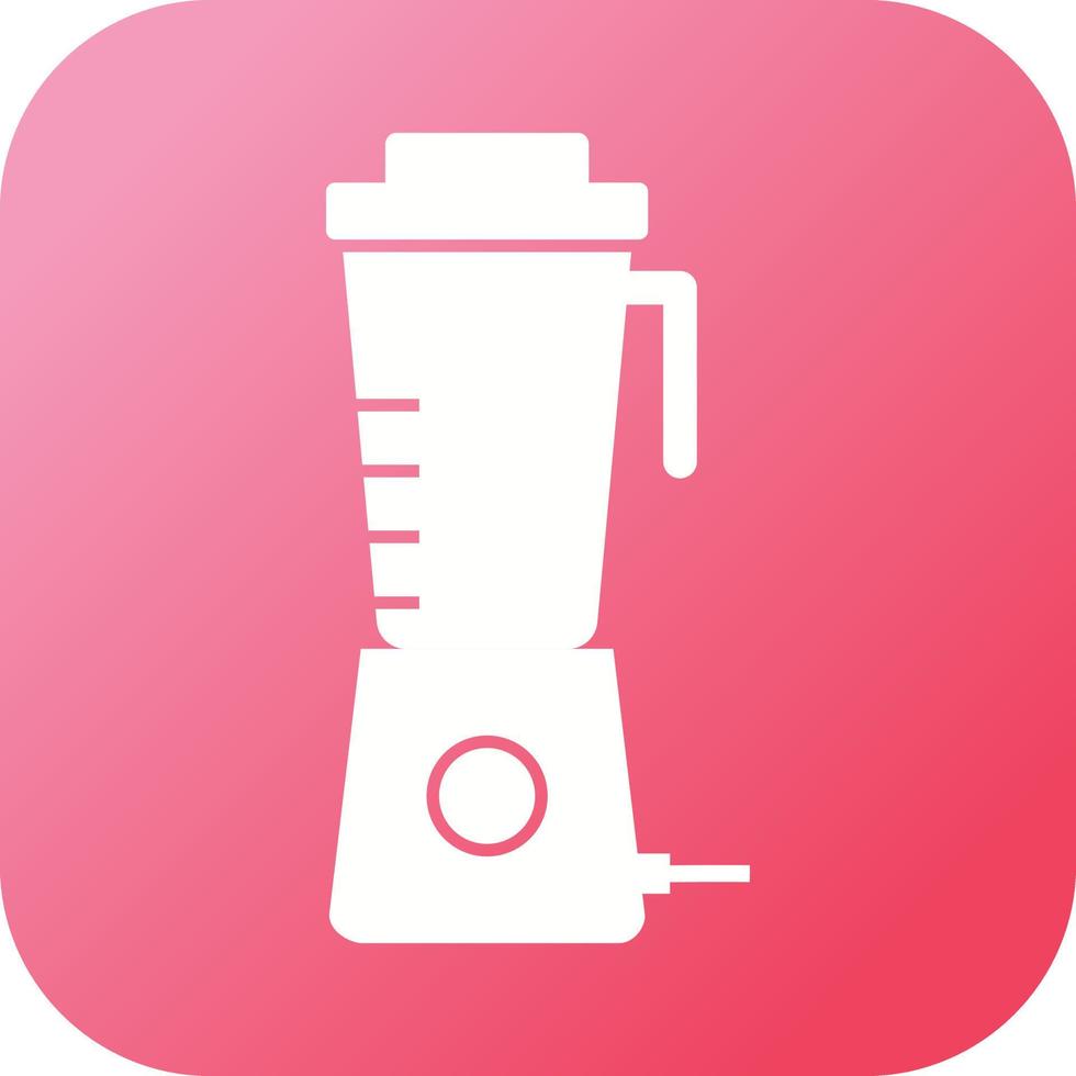 Unique Juicer machine Glyph Vector Icon