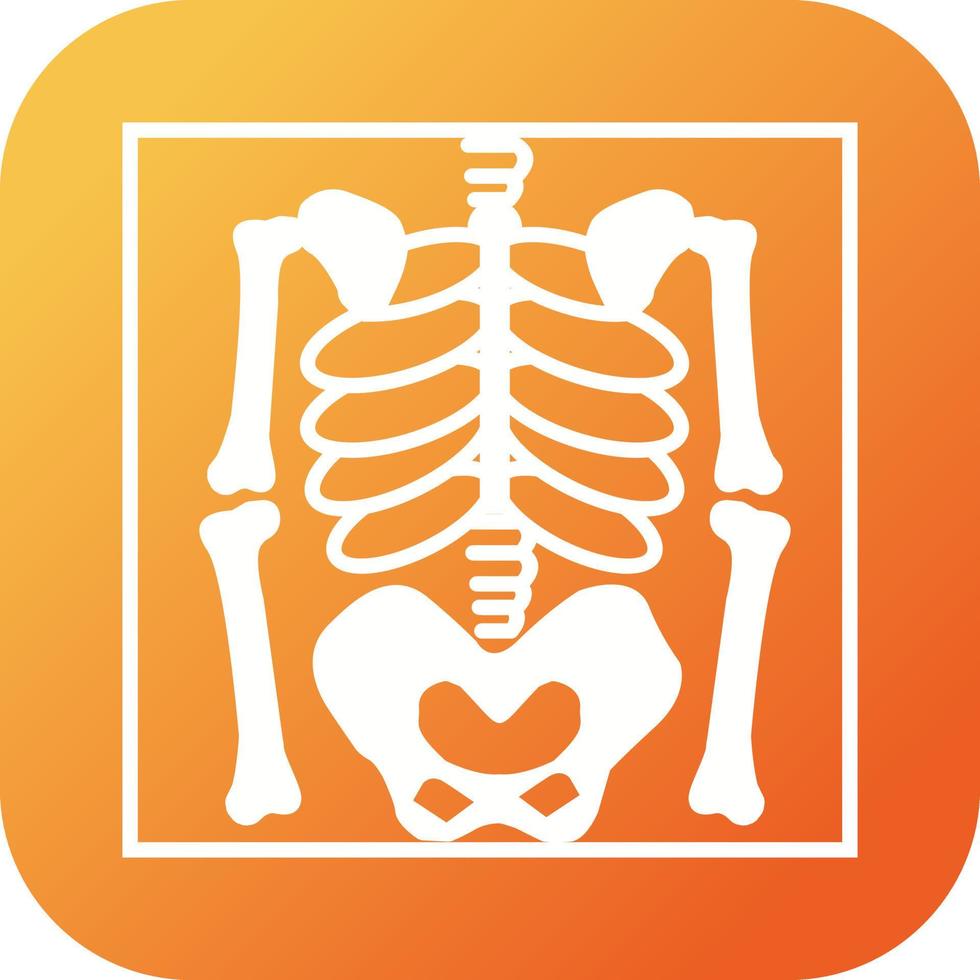 Beautiful Skeleton Vector Glyph icon