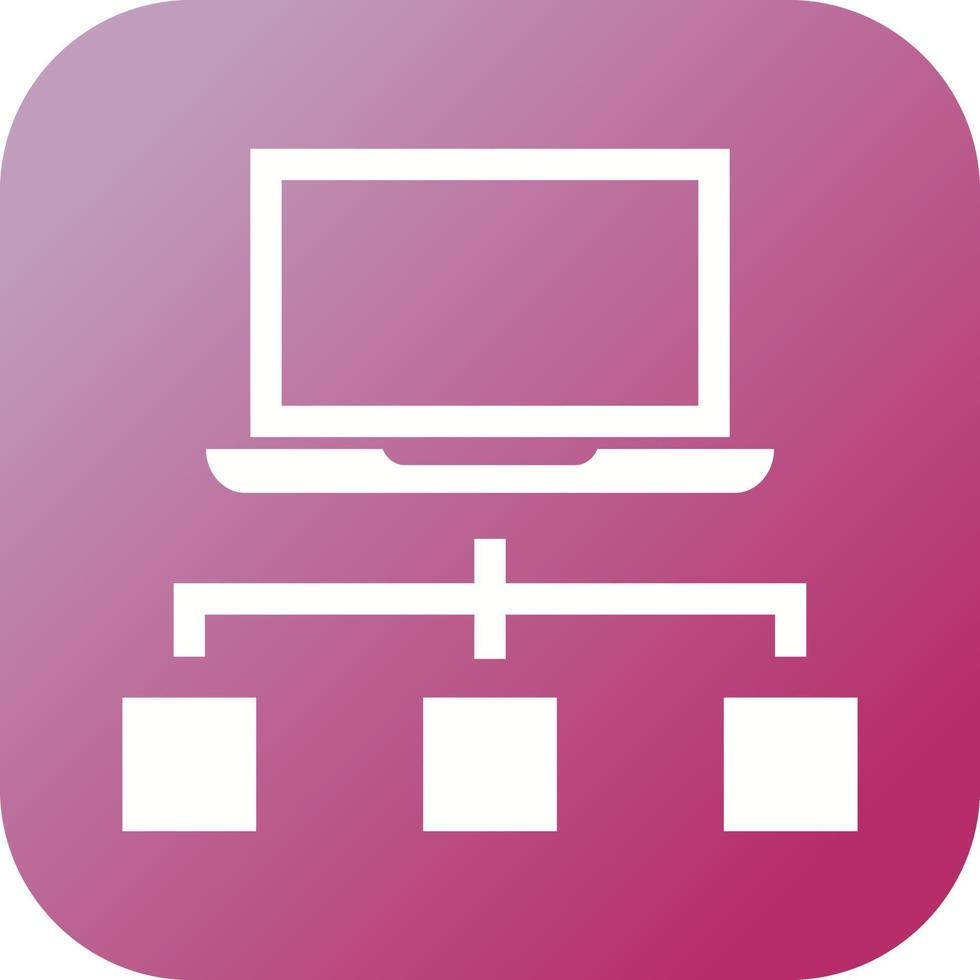Beautiful Database Vector Glyph icon