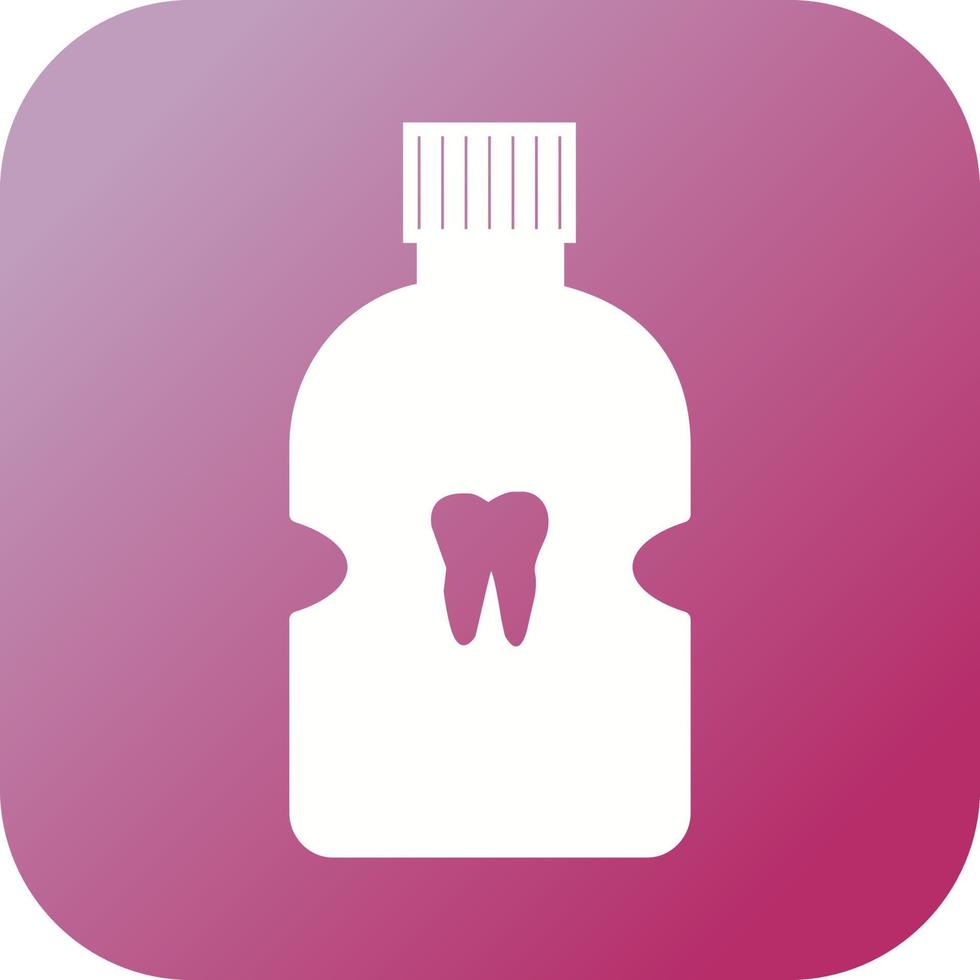 Beautiful Teeth Vector Glyph icon