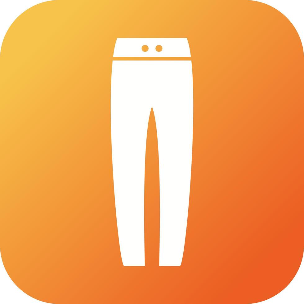 Unique Warm Trouser Vector Glyph Icon