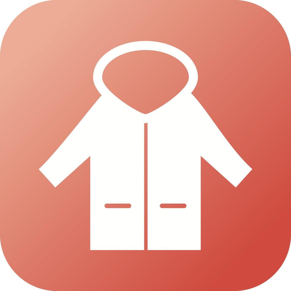 Unique Coat Vector Glyph Icon