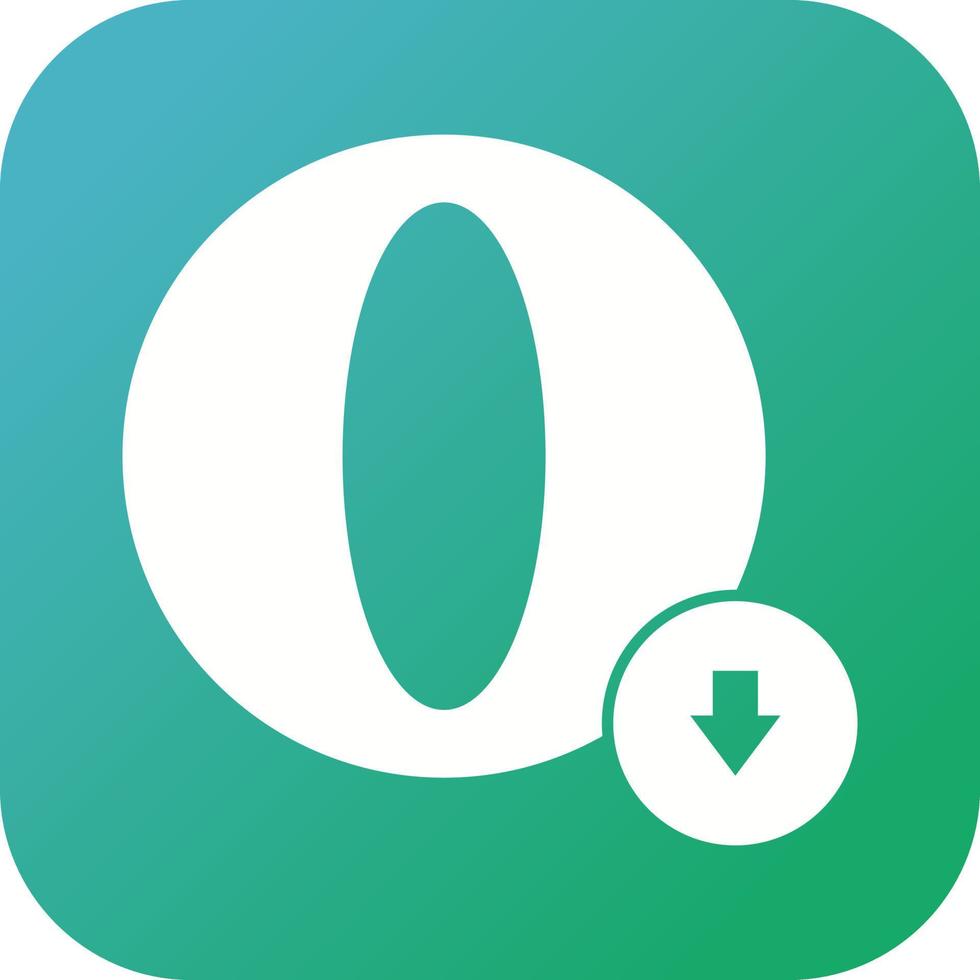 Unique Browser Vector Glyph Icon
