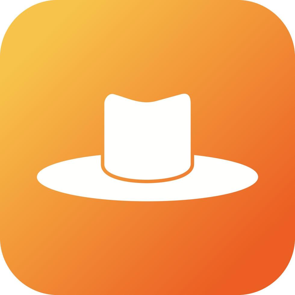 Unique Hat I Vector Glyph Icon