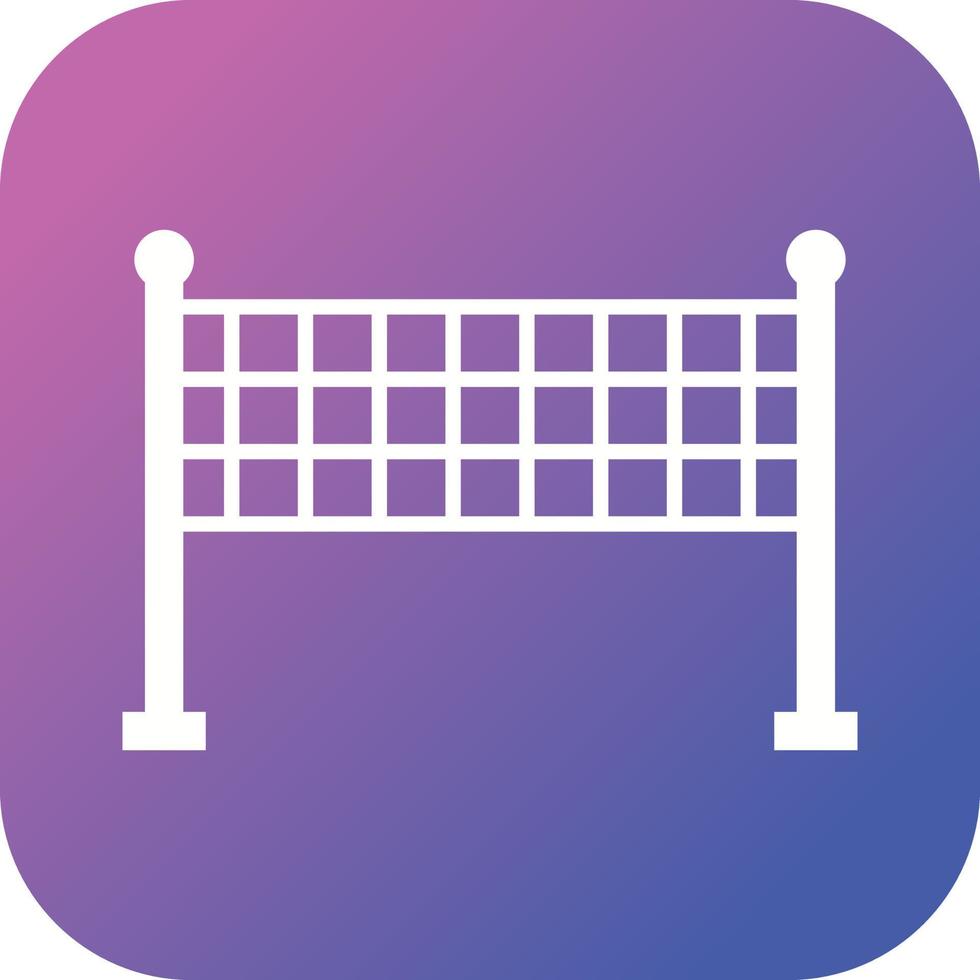 Unique Volley Ball Vector Glyph Icon