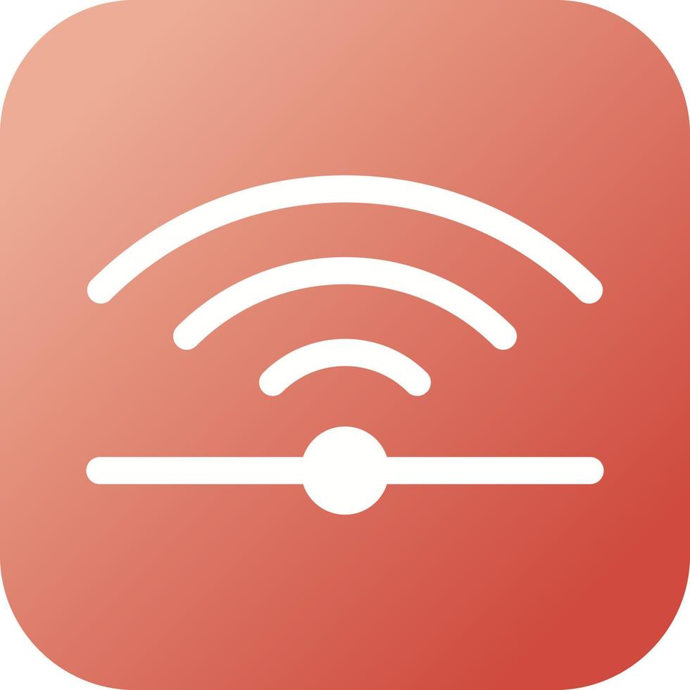 Unique Infrared Vector Glyph Icon