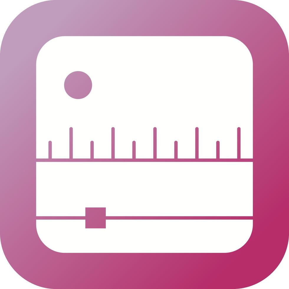 Unique FM Radio Vector Glyph Icon