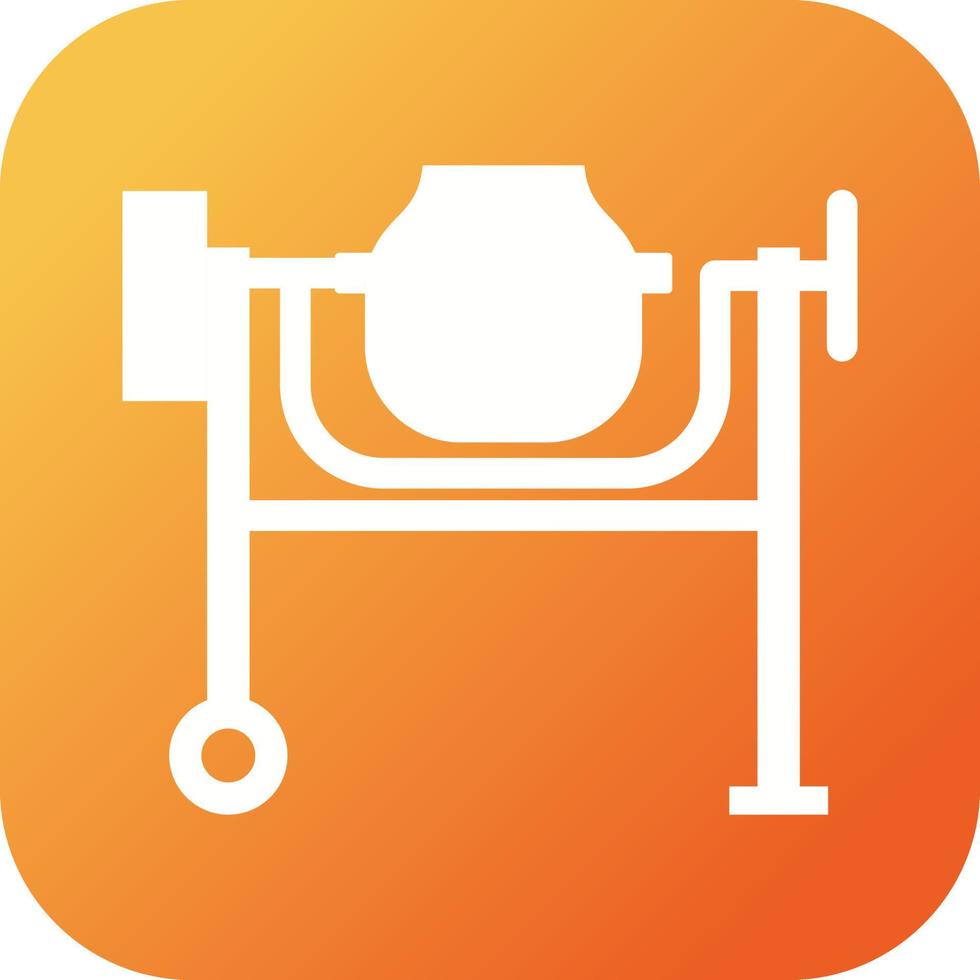 Beautiful Mixer Glyph Vector Icon