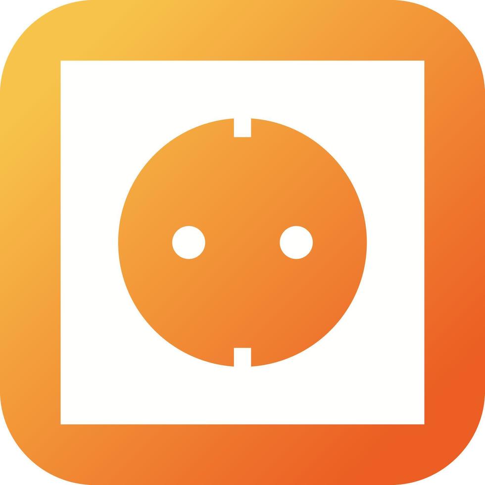 Unique Socket Vector Line Icon