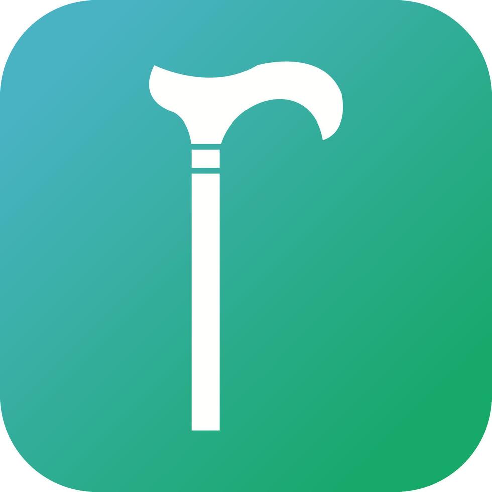 Unique Walking Stack Vector Glyph Icon